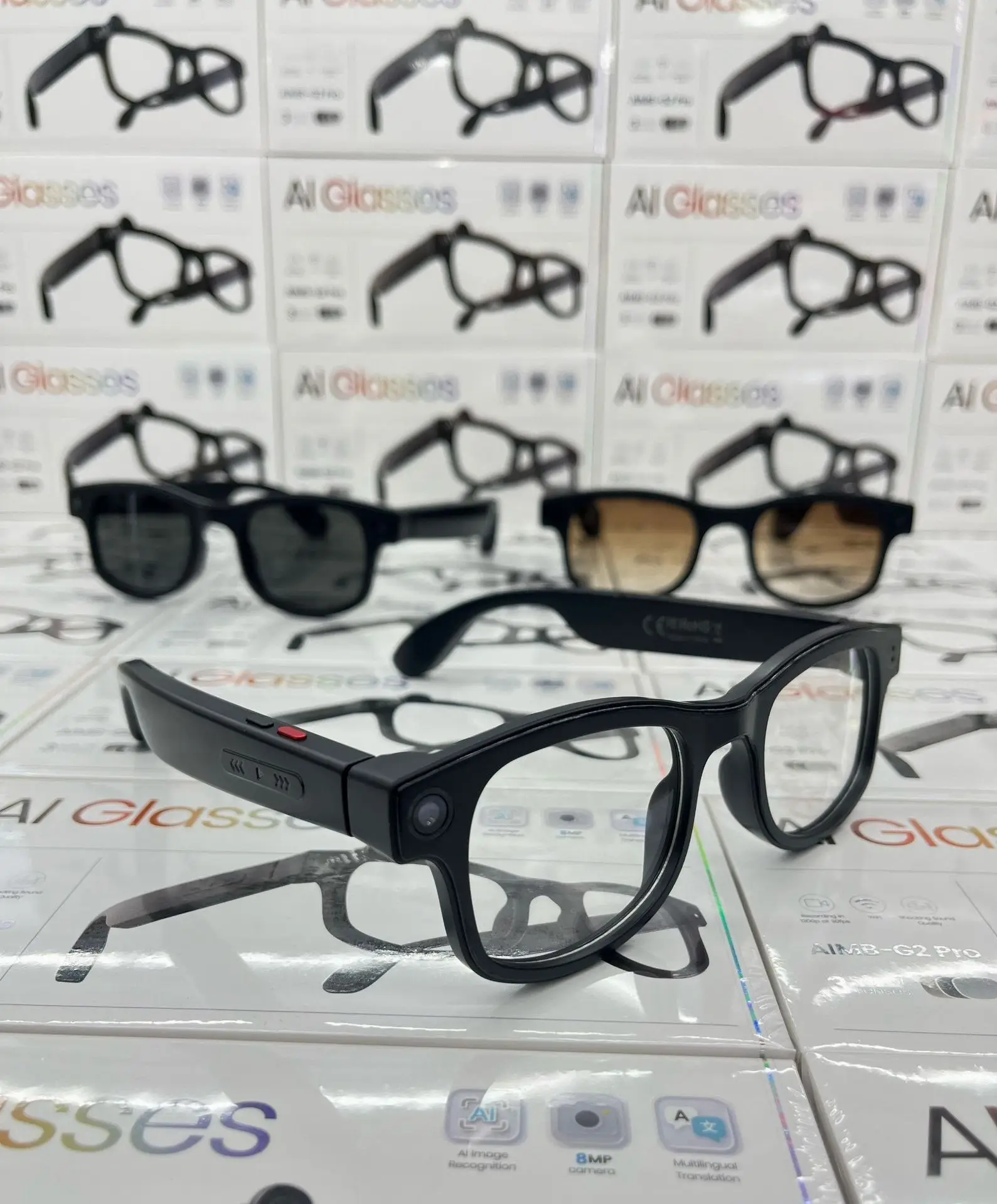 AIMB-G2 Pro AI Smart Glasses - реальне фото камери та оправи